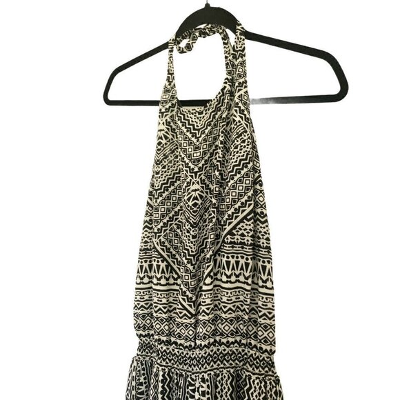 PrAna Bijou Black and White Halter Jumpsuit XS - Picture 3 of 8